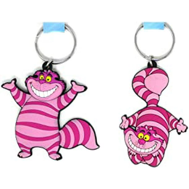 Disney Cheshire Cat  Alice in Wonderland keychain Key Ring Plush toy